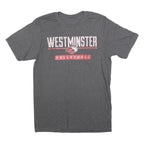 Mens Grey Westminster Volleyball Short Sleeve Crew Neck Casual T-Shirt M