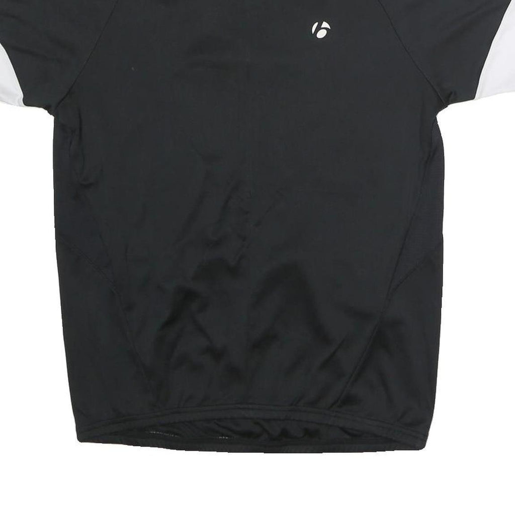 BONTRAGER Mens Black & White Modern T-Shirt L Short Sleeve Crew Neck Cycling
