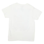 DOM Womens White Tiger Graphic Print T-Shirt M Short Sleeve Round Neck