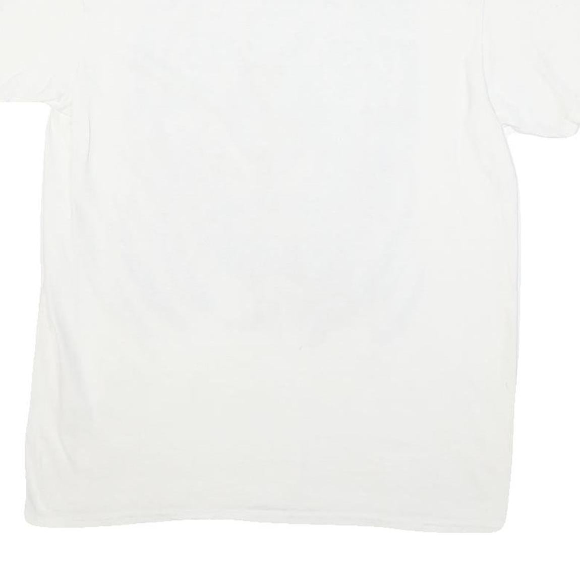 DOM Womens White Tiger Graphic Print T-Shirt M Short Sleeve Round Neck