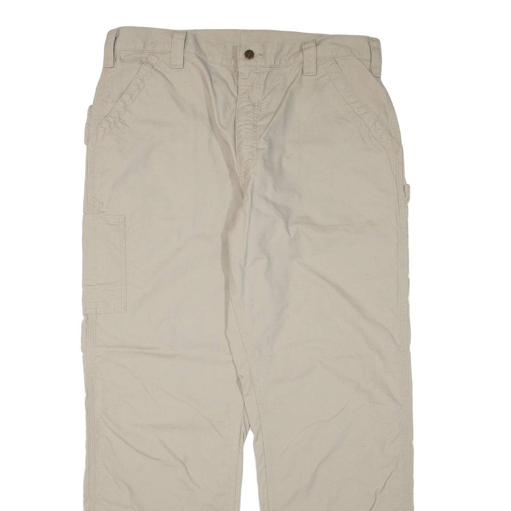CARHARTT Mens Trousers Beige Regular Straight W38 L32