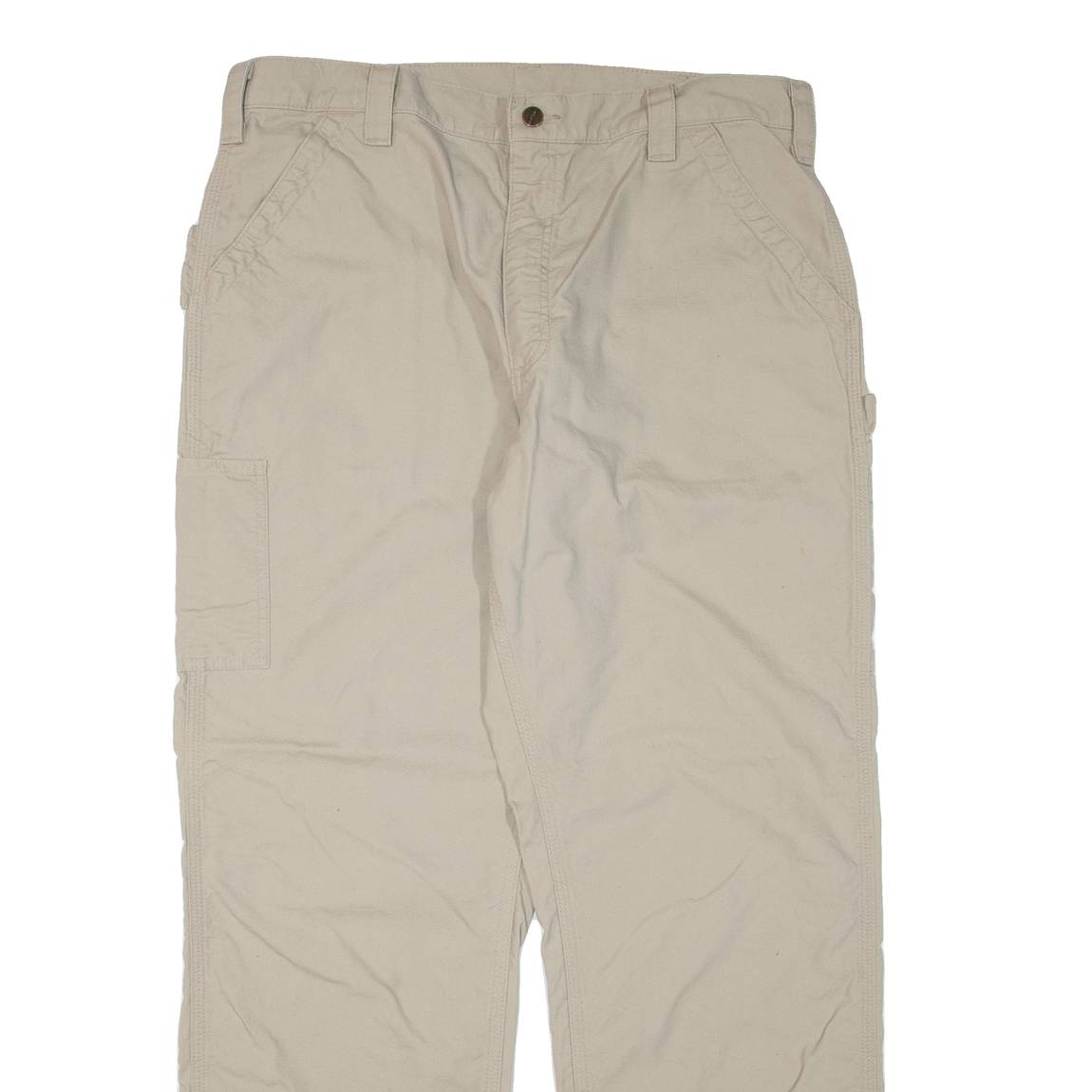 CARHARTT Mens Trousers Beige Regular Straight W38 L32