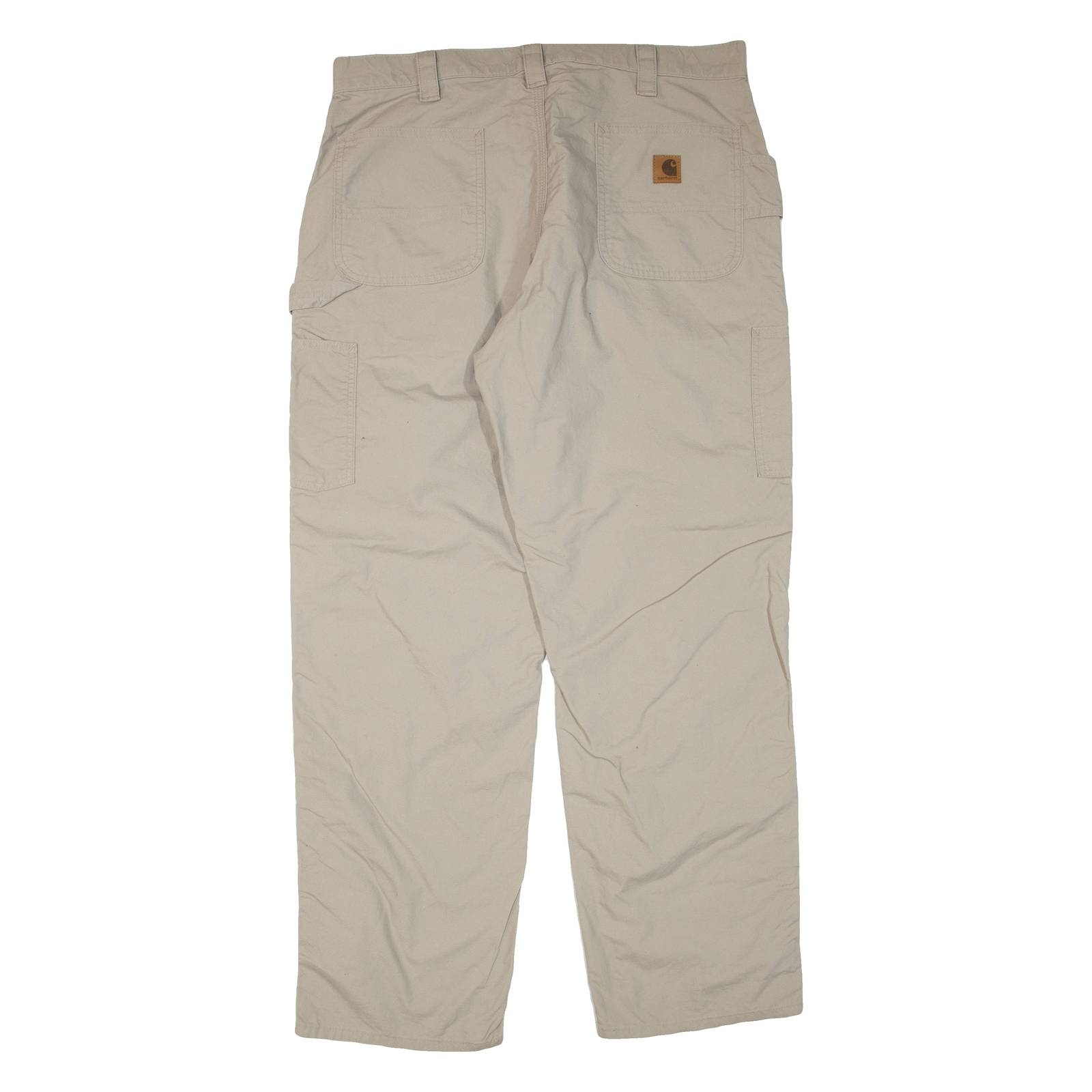 CARHARTT Mens Trousers Beige Regular Straight W38 L32