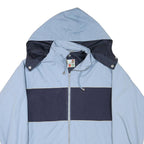 COLLECTION WOODPECKER Mens Blue & Navy Zip Jacket L Polyester Blend Casual