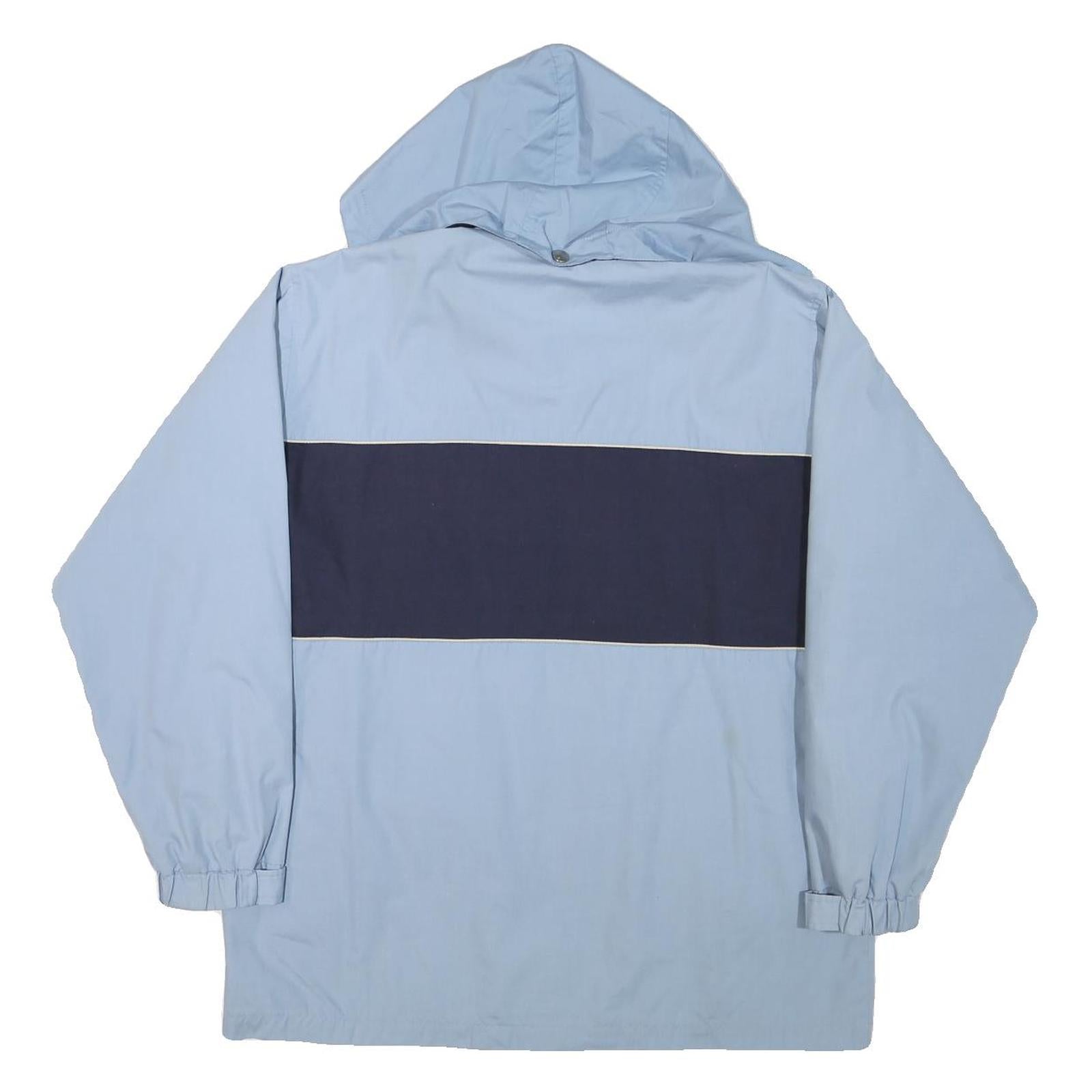 COLLECTION WOODPECKER Mens Blue & Navy Zip Jacket L Polyester Blend Casual