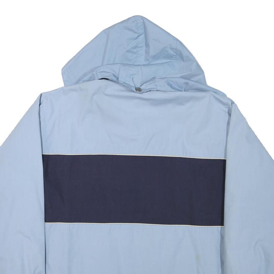 COLLECTION WOODPECKER Mens Blue & Navy Zip Jacket L Polyester Blend Casual