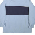 COLLECTION WOODPECKER Mens Blue & Navy Zip Jacket L Polyester Blend Casual