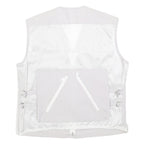 PICTURE CITY Mens Light Grey Cotton Blend Workwear Jacket L Woven Plain Utility