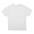 REISS Mens White T-Shirt S Short Sleeve Crew Neck Plain Cotton Blend Casual