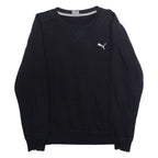 PUMA Mens Sweatshirt Black Crew Neck S