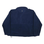TIMBERLAND Mens Blue Navy Plain Polyester Pullover Jumper 2XL Casual Outdoor