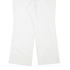 TOMMY HILFIGER Womens Relaxed White Cotton Blend Jeans W38 L31 Zip Pocket