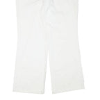 TOMMY HILFIGER Womens Relaxed White Cotton Blend Jeans W38 L31 Zip Pocket