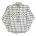 YES OR NO Mens Lumberjack Jacket Cream 90s Check XL
