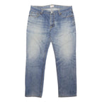 LEVI'S 501 Mens Jeans Blue Regular Straight Denim Medium W38 L30 Classic Button