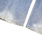 LEVI'S 501 Mens Jeans Blue Regular Straight Denim Medium W38 L30 Classic Button