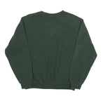 ACDC Womens Green Cotton Blend Crew Neck Sweatshirt M Animal Print Graphic