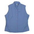 ODLO Womens Plain Shirt Blue Sleeveless L