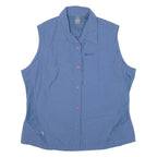 ODLO Womens Plain Shirt Blue Sleeveless L