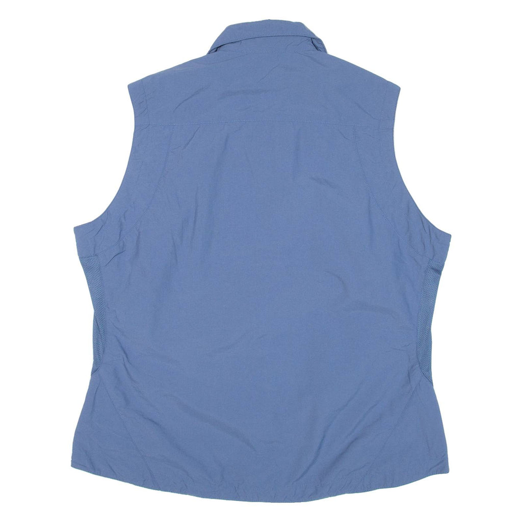 ODLO Womens Plain Shirt Blue Sleeveless L