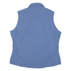 ODLO Womens Plain Shirt Blue Sleeveless L