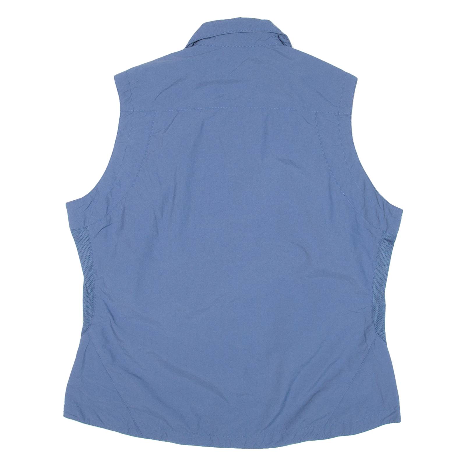 ODLO Womens Plain Shirt Blue Sleeveless L