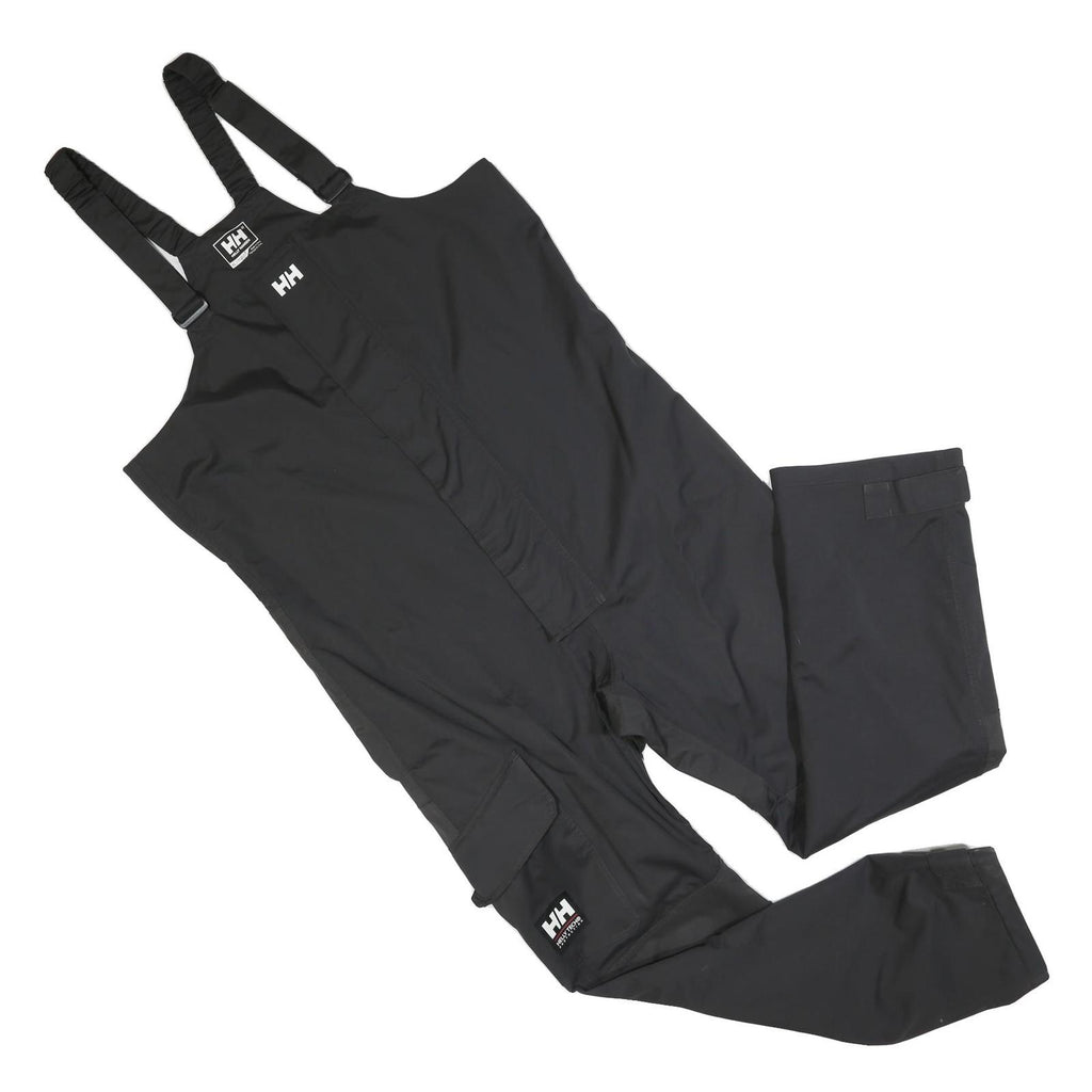 HELLY HANSEN Mens Black Dungarees Regular Polyester Blend XL W44 L32 Outdoor