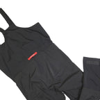 HELLY HANSEN Mens Black Dungarees Regular Polyester Blend XL W44 L32 Outdoor