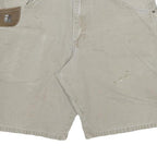 WRANGLER Mens Shorts Beige Casual L W32 Cotton Blend Utility Workwear Relaxed