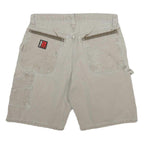 WRANGLER Mens Shorts Beige Casual L W32 Cotton Blend Utility Workwear Relaxed