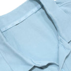 NIKE Mens Blue Short Sleeve Plain M Cotton Blend Polo Shirt Casual Sport