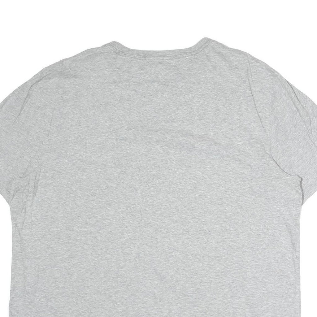 TOMMY HILFIGER Mens Grey Crew Neck Short Sleeve T-Shirt L Graphic Logo