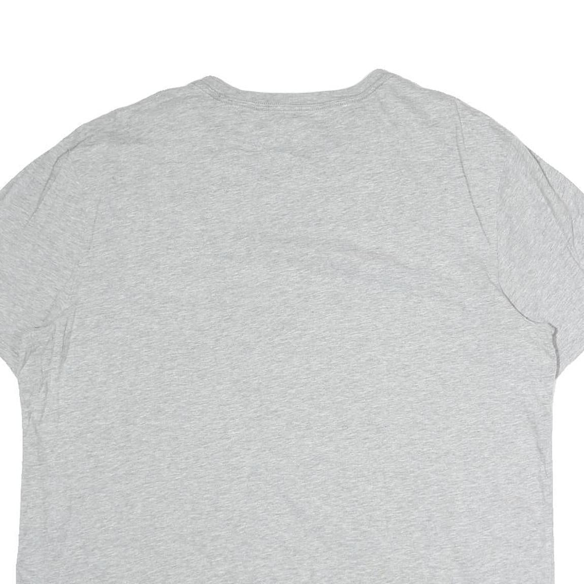 TOMMY HILFIGER Mens Grey Crew Neck Short Sleeve T-Shirt L Graphic Logo