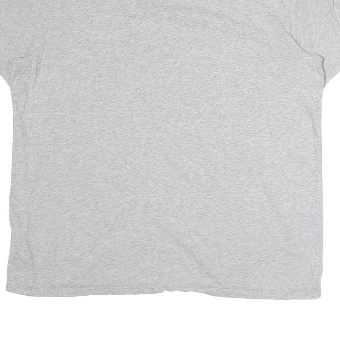 TOMMY HILFIGER Mens Grey Crew Neck Short Sleeve T-Shirt L Graphic Logo