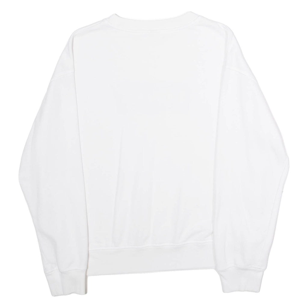 LEVI'S Mens Sweatshirt White Crew Neck M