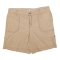 CARHARTT Womens Shorts Beige Casual Relaxed Fit L W36 Cotton Blend