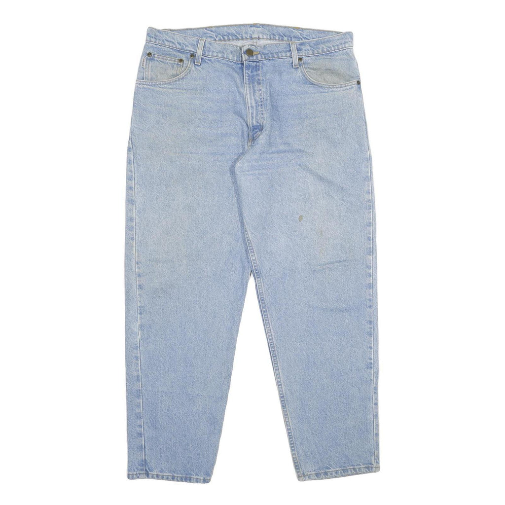 CARHARTT Mens Jeans Blue Relaxed Straight Denim Light W38 L30 Classic Workwear