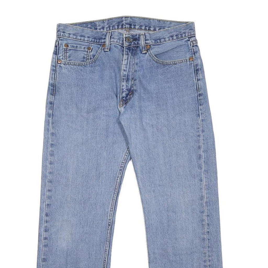 LEVI'S 505 Mens Jeans Blue Regular Straight Denim Medium W32 L30 Classic Fit