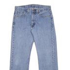 LEVI'S 505 Mens Jeans Blue Regular Straight Denim Medium W32 L30 Classic Fit