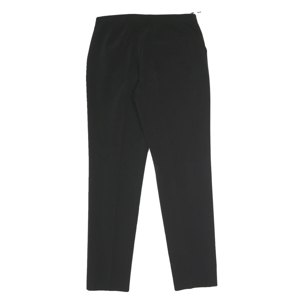 PRADA Womens Black Regular Fit Straight Leg Trousers W28 L29 Classic Tailored
