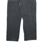 DICKIES Mens Regular Fit Black Denim Jeans W34 L28 Relaxed Zip Cotton Blend