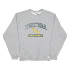 RUSSELL ATHLETIC Mens Grey Correctional Cdcr Academy Crew Neck M Cotton