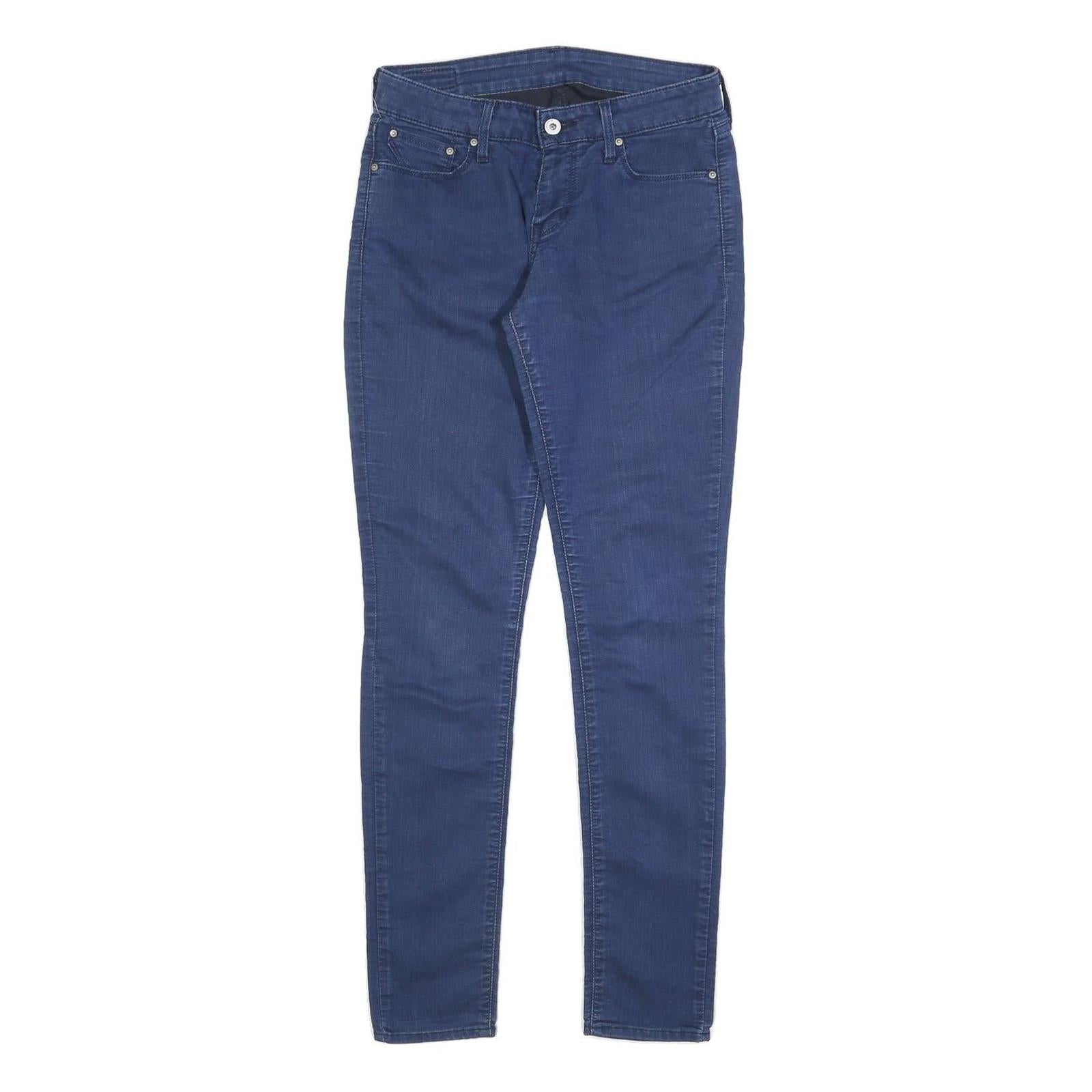 LEVI'S Womens Jeans Blue Slim Skinny Denim Medium W26 L32 Stretch Cotton