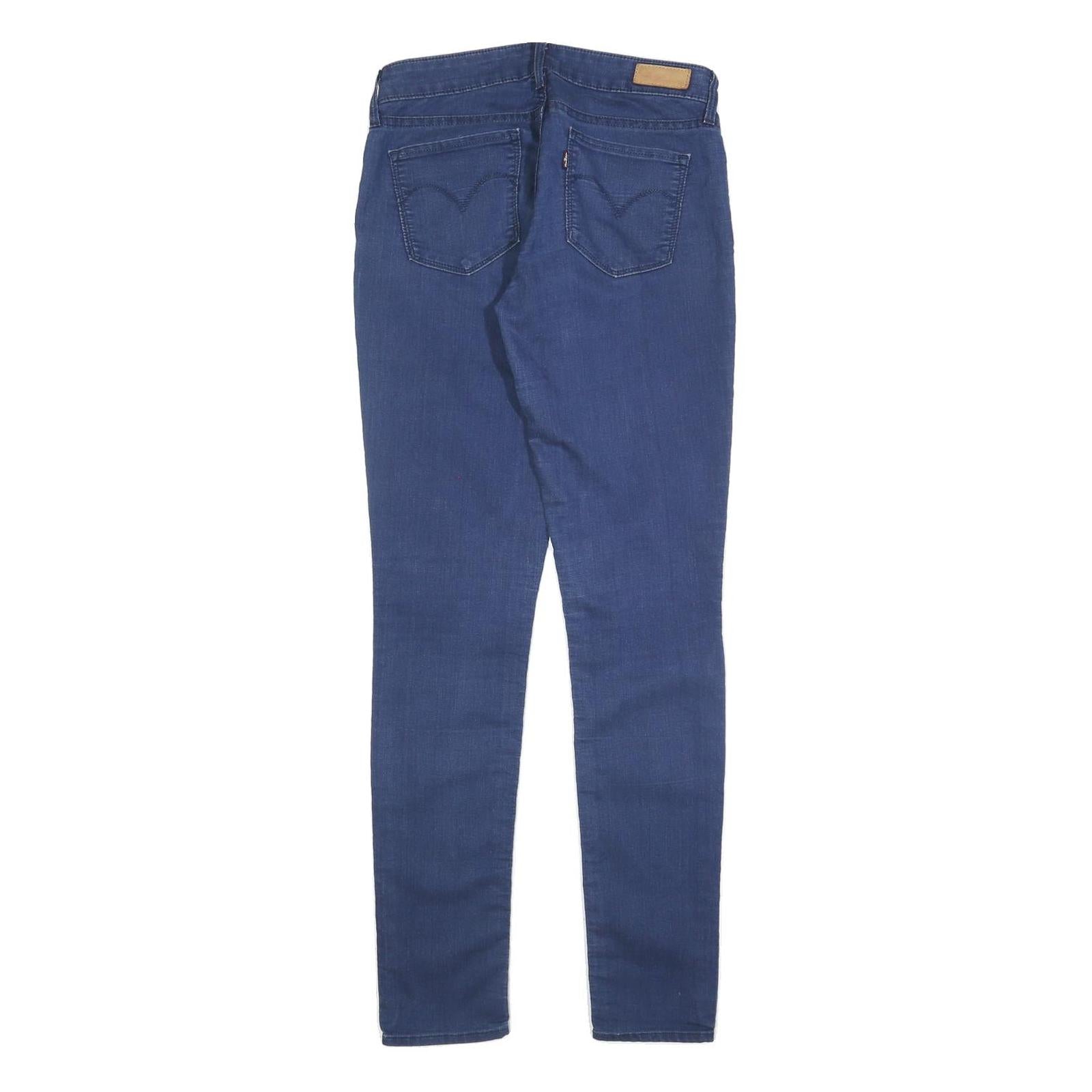 LEVI'S Womens Jeans Blue Slim Skinny Denim Medium W26 L32 Stretch Cotton
