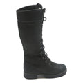 TIMBERLAND Womens Black Leather Lace-Up High Boots UK 4 Durable Stylish