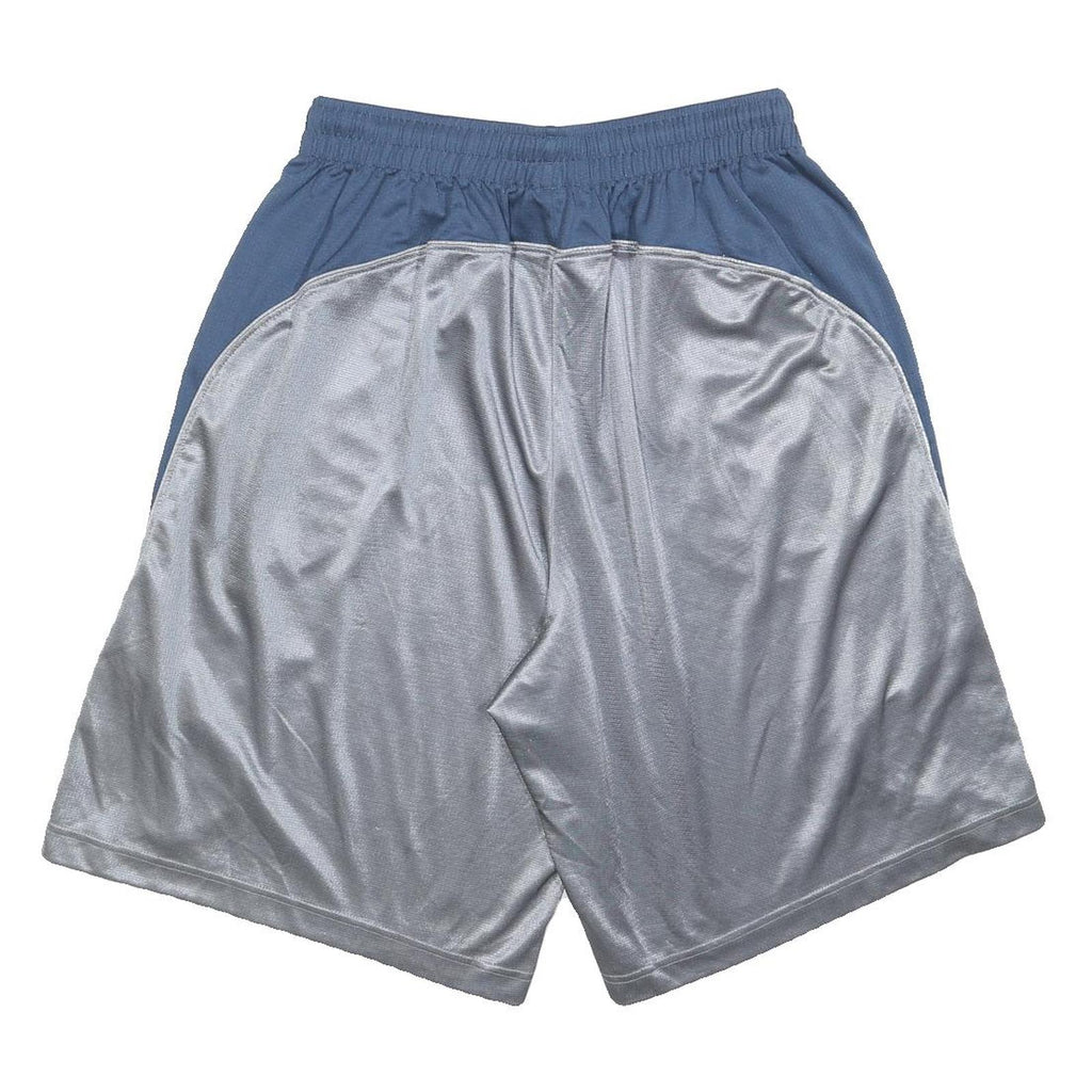 AIR JORDAN Mens Blue & Silver Casual Polyester Shorts XL W32 Basketball Sports