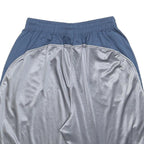 AIR JORDAN Mens Blue & Silver Casual Polyester Shorts XL W32 Basketball Sports