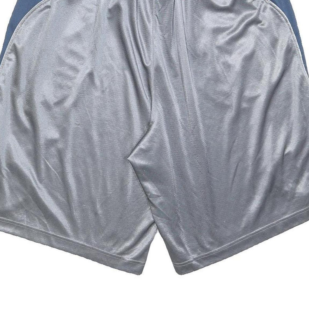 AIR JORDAN Mens Blue & Silver Casual Polyester Shorts XL W32 Basketball Sports