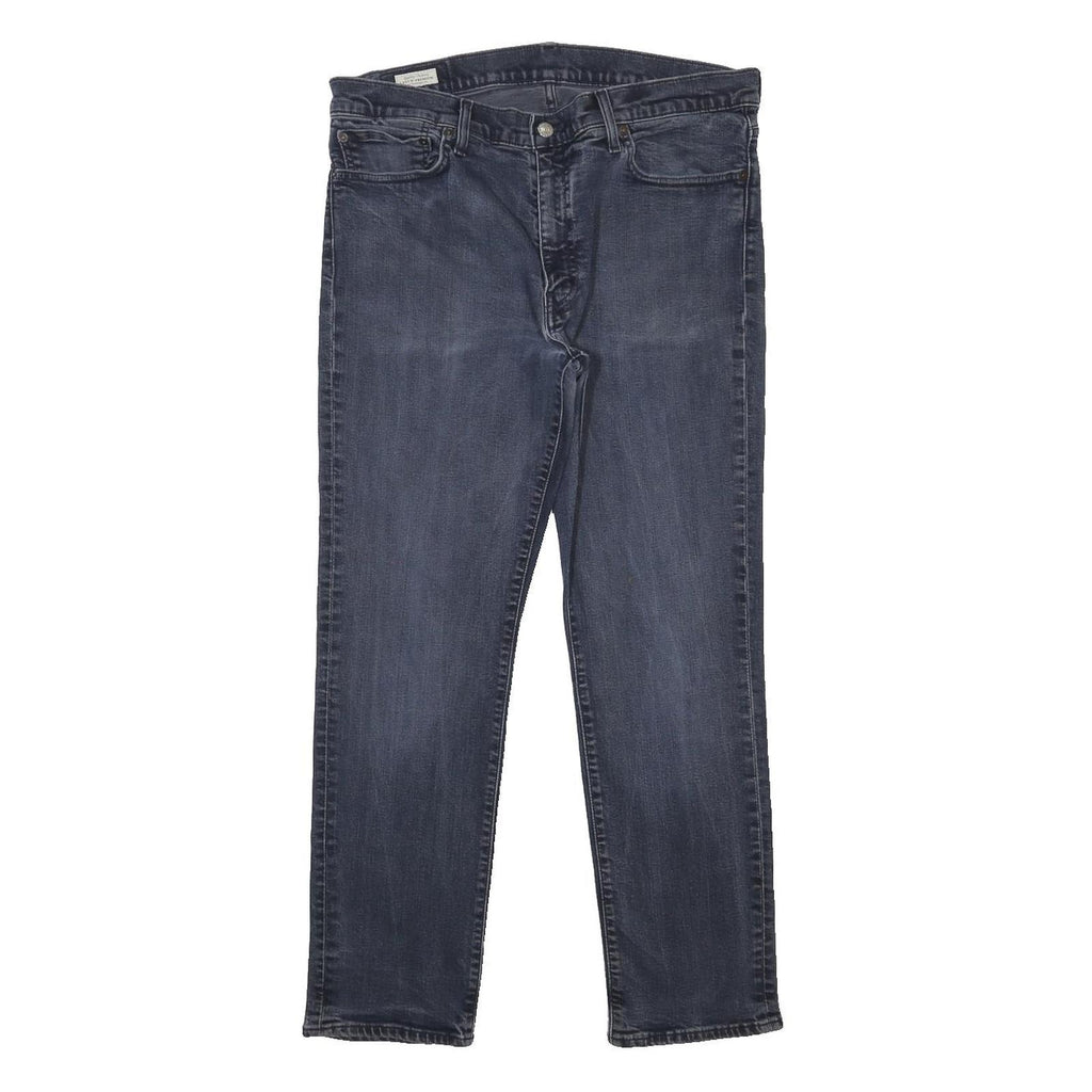 LEVI'S 511 Big E Mens Skinny Slim Blue Denim Cotton Blend Medium W36 L30 Zip
