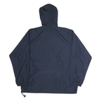 HOLLAND AMERICA LINE Mens Navy Blue Hooded Jacket XL Nylon Zip Windbreaker